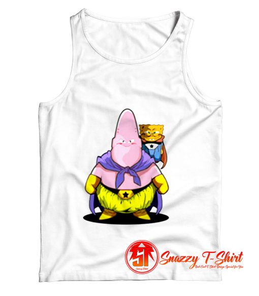 Saiyan SpongeBob Majin Buu Funny Tank Top