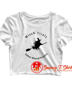 Salem Massachusetts Witch Trial Crop Top Shirt