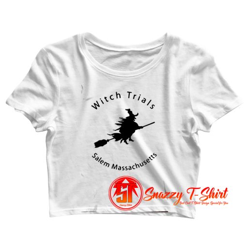 Salem Massachusetts Witch Trial Crop Top Shirt