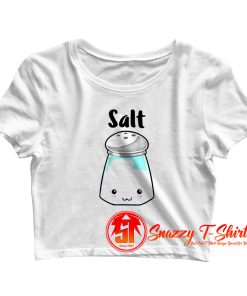 Salt Pepper Crop Top Shirt