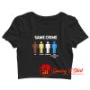 Same Crime African American Crop Top Shirt