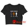 Same Crime Life 15 Years Probation Crop Top Shirt