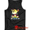 Santa Claus Riding Minions Sleigh Christmas Tank Top