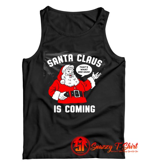 Santa Claus is Coming Tank Top