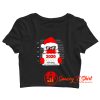 Santa Face Mask 2020 One Star Very Bad Crop Top Shirt