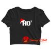 Santa Ho Ho Ho Crop Top Shirt