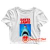 Santa Jaws Crop Top Shirt