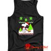 Santa Peanuts Snoopy And Woodstock Tank Top