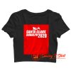 Santa Rudolph the Red Nosed Reindeer Crop Top Shirt