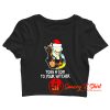 Santa Salt Bae Toss A Coin To Your Witcher Christmas Crop Top Shirt