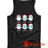 Santa Wearing Mask Wrong Funny Christmas Tank Top