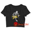 Sasquatch Playing Guitar Crop Top Shirt