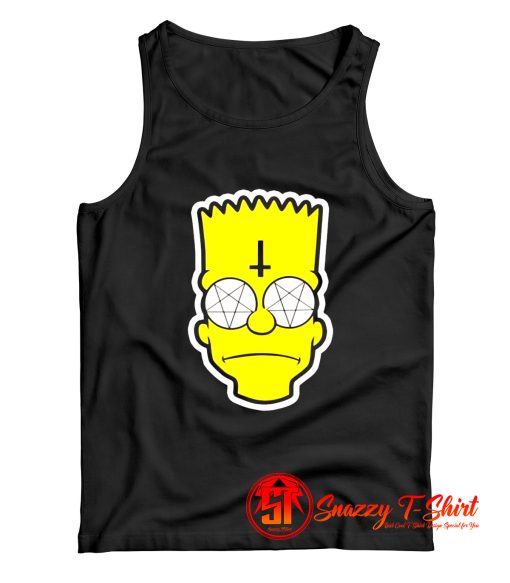 Satanic Bart Simpson Tank Top