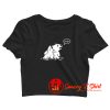 Save the polar bear climate change ice drowning Crop Top Shirt