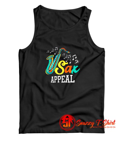 Sax Appeal Saxophonist Band Tank Top