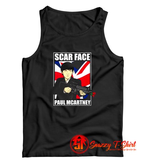 Scar Face Paul Mcartney Tank Top