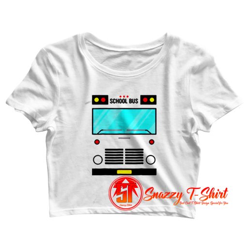 School Bus Crop Top Shirt