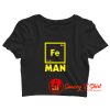 Science Periodic Fe Iron Crop Top Shirt