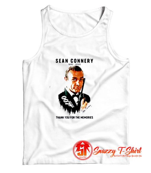 Sean Connery 007 1930 2020 Signature Tank Top