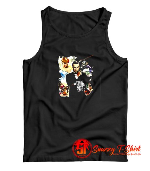 Sean Connery 007 From Russia With Love Tank Top