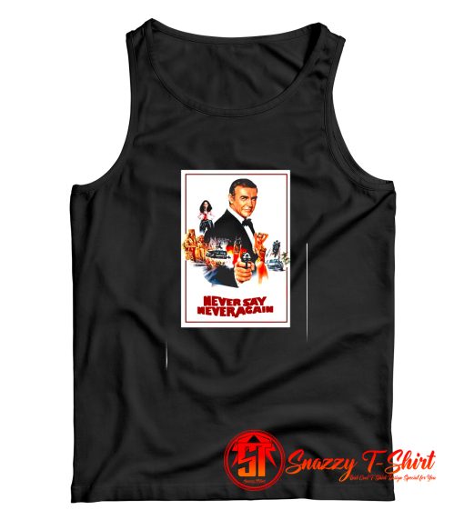 Sean Connery James Bond 007 Never Say Never Again Tank Top