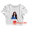 Selena Gomez Geek Crop Top Shirt