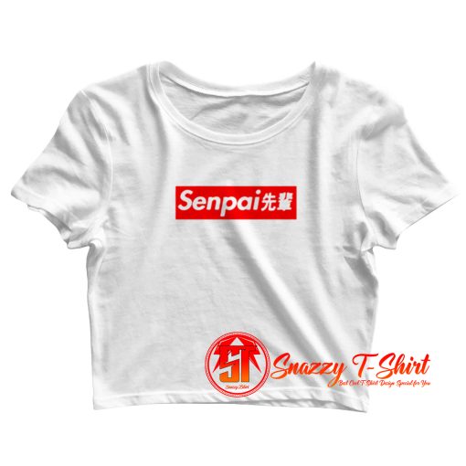 Senpai Japanese Anime Manga Crop Top Shirt