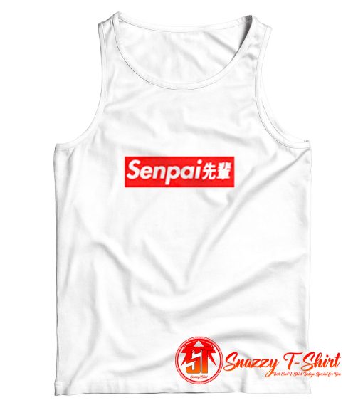 Senpai Japanese Anime Manga Tank Top