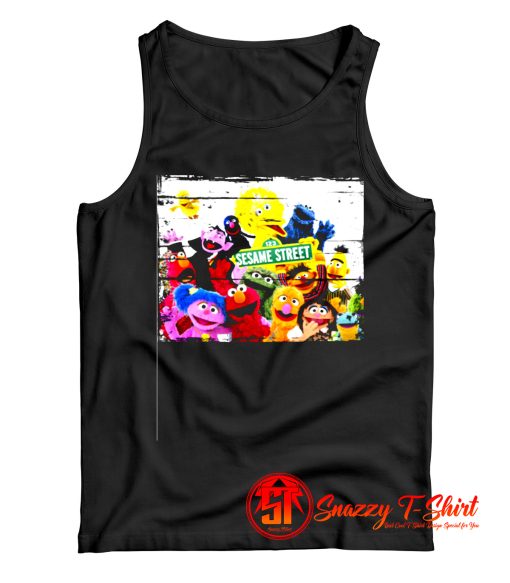 Sesame Street TV Show Poster Tank Top