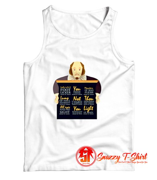 Shakespeare Insults Tank Top