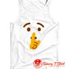 Shh Shushing Face Emoji Tank Top