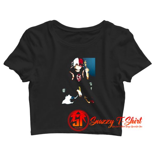 Shoto Todoroki My Hero Academia Crop Top Shirt