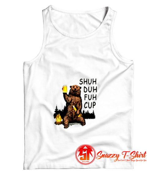 Shuh Duh Fuh Cup Bear Drinking Tank Top