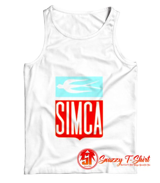 Simca Logo French Car Maker Tank Top