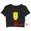 Simpson Satanic Crop Top Shirt