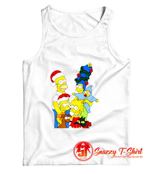 Simpsons Christmas Family Tank Top