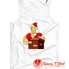 Simpsons Christmas Homer Santa Climbs Into The Chimney Tank Top