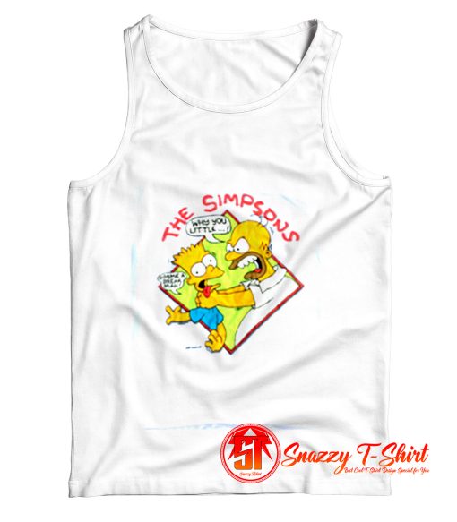 Simpsons Tee Featuring Homer Choking Tank Top