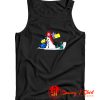 Simpsons Winter Lisa and Bart Simpson Tank Top