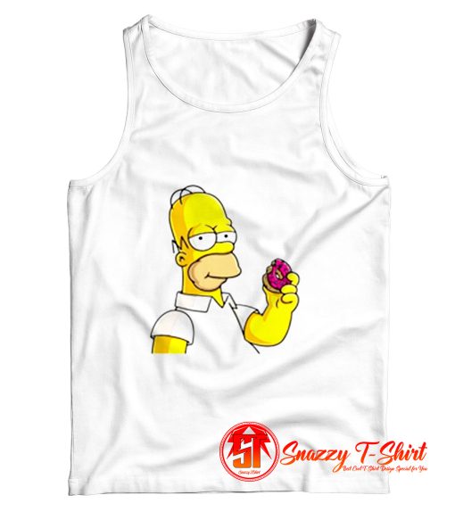 Simpsons donat Tank Top