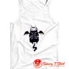 Skeleton Bat Cat Halloween Tank Top