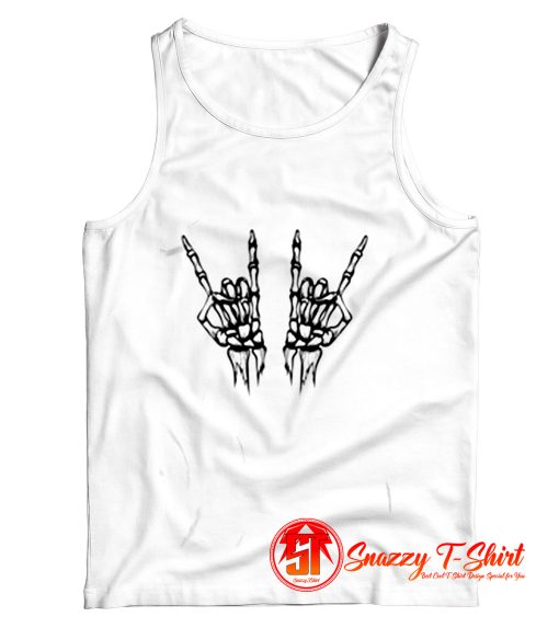 Skeleton Hands Rock N Roll Tank Top