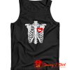 Skeleton Rib Cage Pembroke Welsh Corgi Dog Tank Top