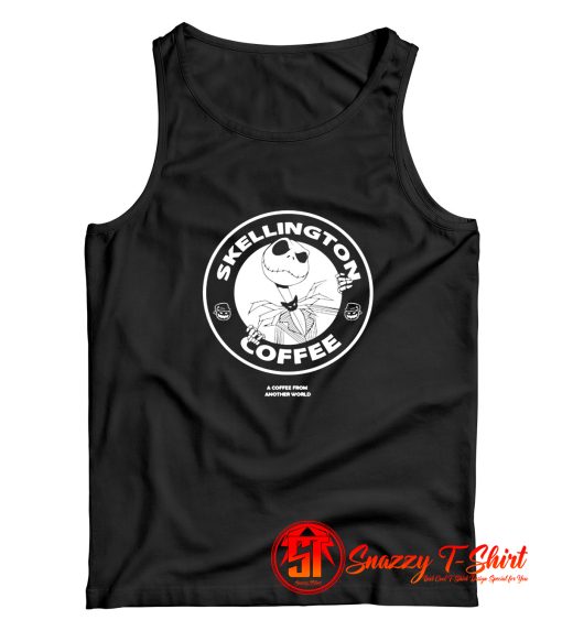 Skellington Coffee Tank Top