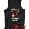 Skull Devil Larger Alcohol Biker Tank Top