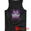 Skull Purple Floral Tank Top