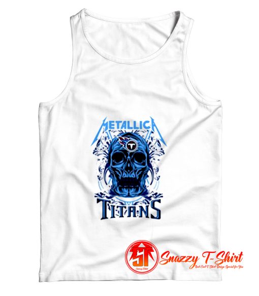 Skull metallica tennessee titans Tank Top