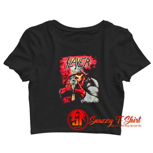 Slayer Sniper Skull Crop Top Shirt