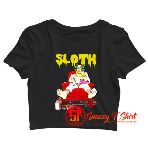 Sloth Crop Top Shirt