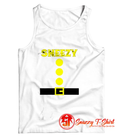 Sneezy Dwarf Halloween Tank Top